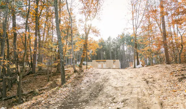 A new residential home under construction in Athens, GA
